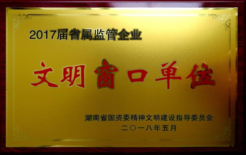 湖南發展集團養老產業有限公司榮獲“省屬監管企業文明窗口單位”稱號